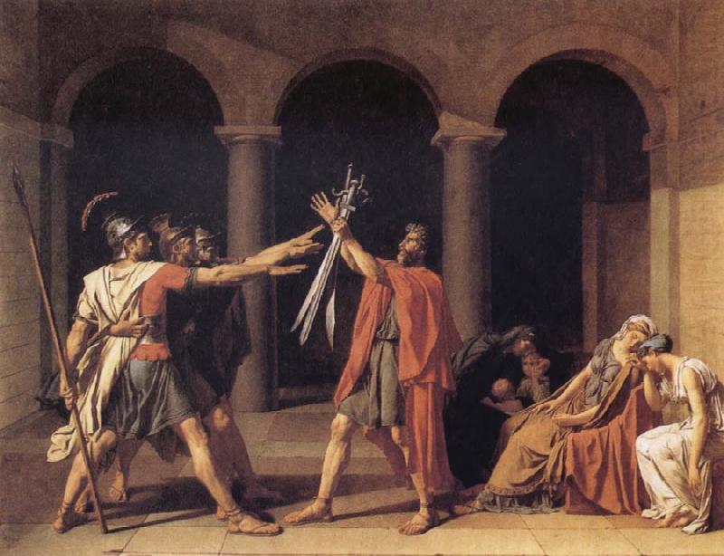 Jacques-Louis  David The Oath of the Horatii china oil painting image
